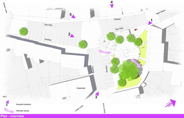 Barrow-Upon-Humber Market Place sketch plan